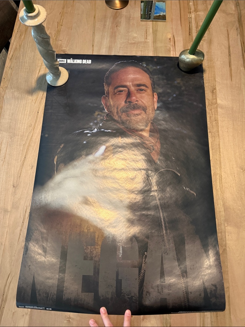 The Walking Dead 'Negan' Poster - Black